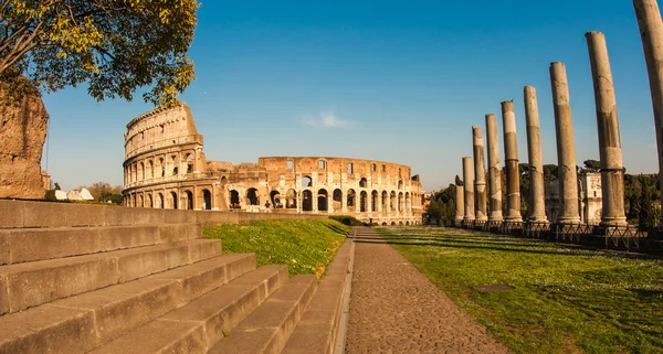 Ruines av Colloseum, Rom — Stockfoto