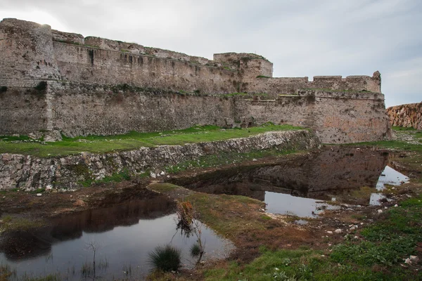 Ruïnes van het fort van Methoni, Peloponnesos, Griekenland — Stockfoto