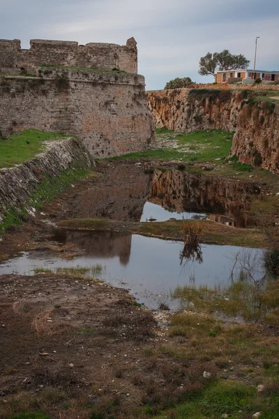 Ruïnes van het fort van Methoni, Peloponnesos, Griekenland — Stockfoto