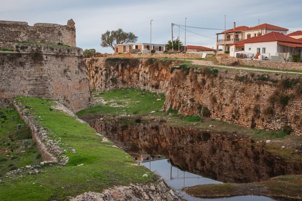 Ruïnes van het fort van Methoni, Peloponnesos, Griekenland — Stockfoto