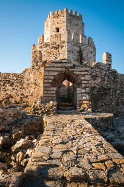 Methoni, Peloponnese Kalesi'nin kalıntıları