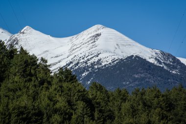 Andorra'da Dağları ile manzara