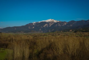 Andorra'da Dağları ile manzara