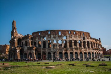 ruines'den Colloseum, Roma, İtalya