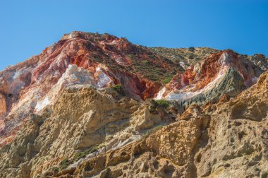 Firiplaka beach, Milos, Yunanistan
