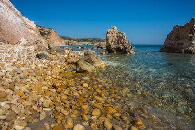 Firiplaka beach, Milos, Yunanistan