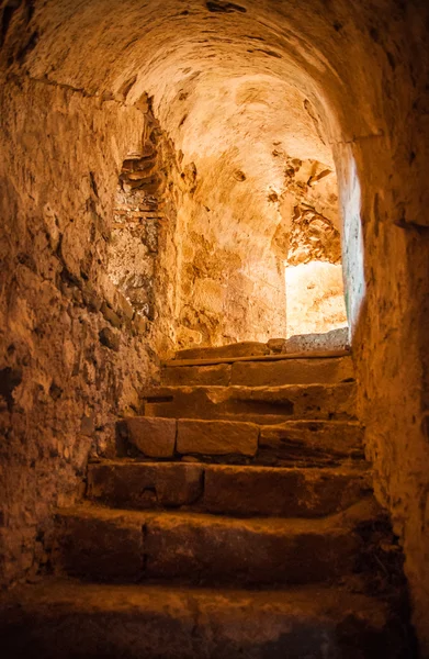 Ruïnes van het fort van Methoni, Peloponnesos, Griekenland — Stockfoto