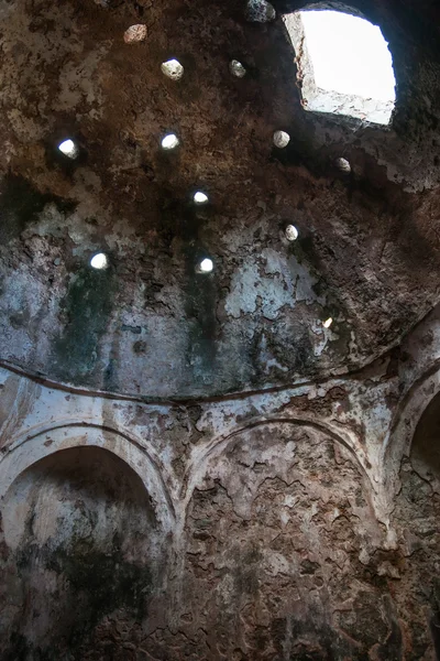 Ruinas de la fortaleza de Methoni, Peloponnese, Grecia — Foto de Stock