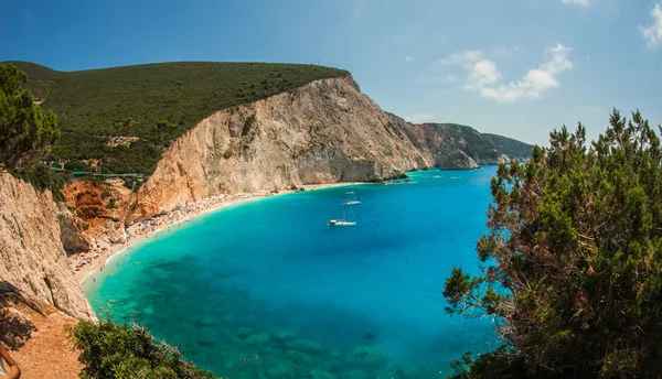 Malerisch und Strand porto kaziki, Griechenland — Stockfoto