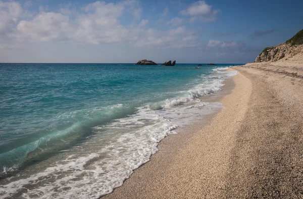 Kalamitsi beach, Levkada, Ionian islands — Stock Photo, Image