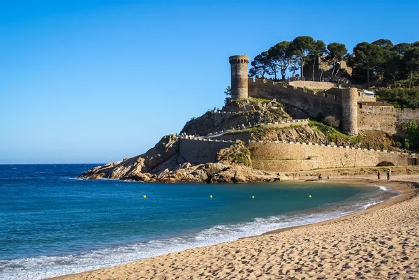 Castillo en Tossa de Mar —  Fotos de Stock