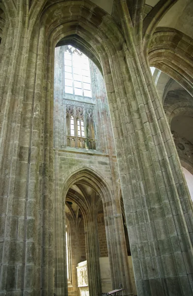 Kloster, mont sent michel — Stockfoto