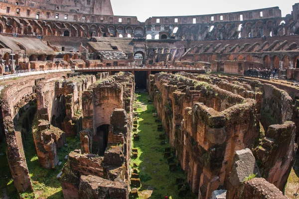 Ruines av Colloseum, Rom, Italien — Stockfoto