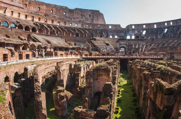 Ruiny Colloseum, Rzym, Włochy — Zdjęcie stockowe