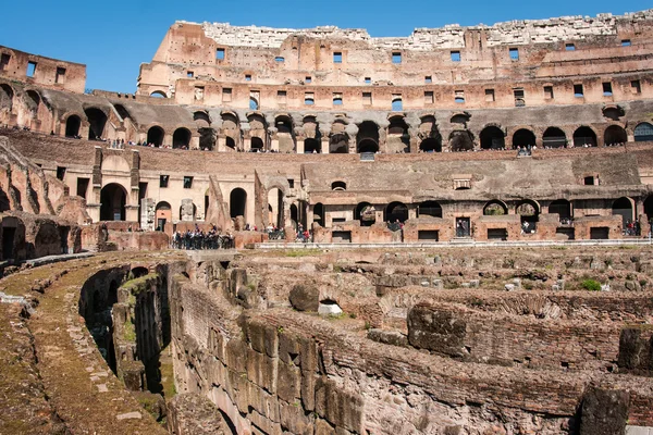 Ruines av Colloseum, Rom, Italien — Stockfoto