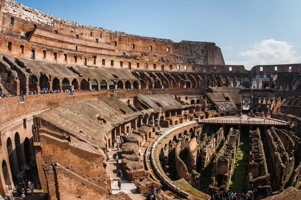 Ruines av Colloseum, Rom, Italien — Stockfoto