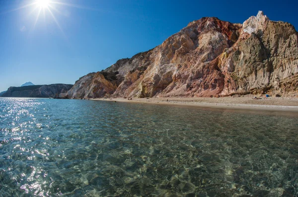 Firiplaka beach, Milos, Grecia — Foto de Stock