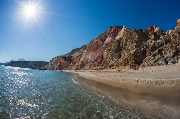 Firiplaka beach, Milos, Grecia — Foto de Stock