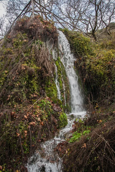 Cascade dans les gorges de Lousias, Péloponnèse — Photo