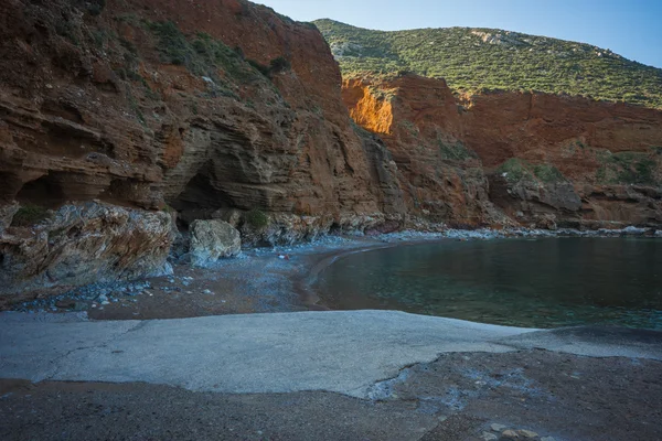 Paisagem panorâmica com vista para o mar, Kythira, Grécia — Fotografia de Stock