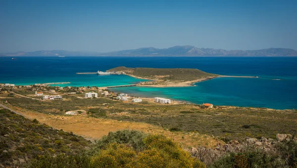 Paysage panoramique avec vue sur la mer, Kythira, Grèce — Photo