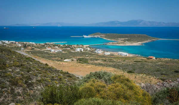 Paysage panoramique avec vue sur la mer, Kythira, Grèce — Photo