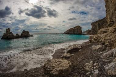 Doğal peyzaj manzaralı, Kythira, Yunanistan