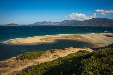 Altın kum plaj, EVIA, Yunanistan
