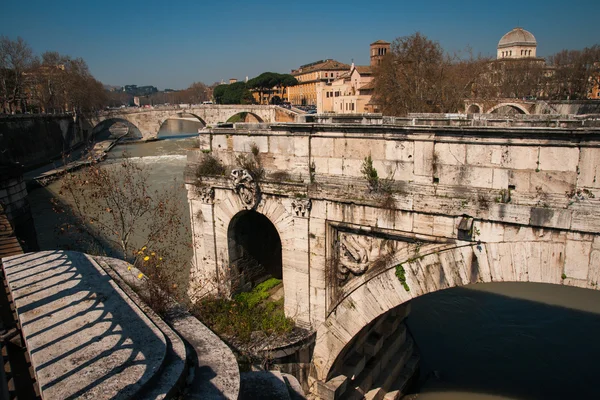 Río Tíber, Roma, Italia — Foto de Stock