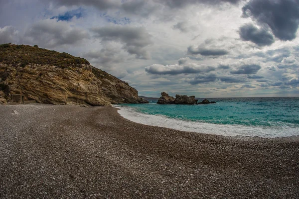 Paisaje escénico con vistas al mar, Citira, Grecia —  Fotos de Stock