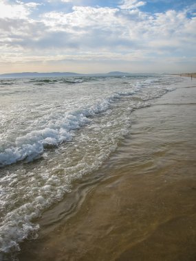 Deniz manzarası yakınındaki Comporta, Portekiz