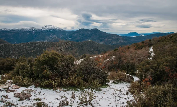 Paisagem de inverno nas montanhas perto de Vassa — Fotografia de Stock