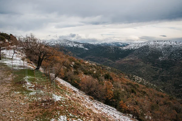 Paisagem de inverno nas montanhas perto de Vassa — Fotografia de Stock