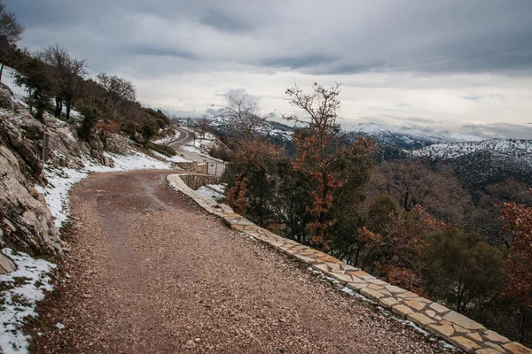 Paysage hivernal en montagne près de Vassa — Photo