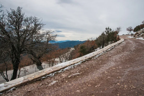 Winter landscape in mountains near Vassa — Stock Photo, Image