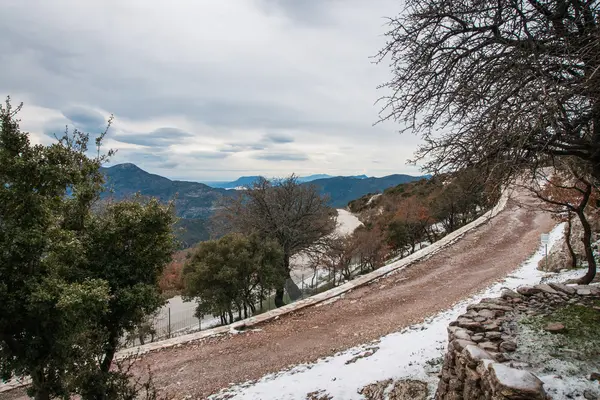 Winter landscape in mountains near Vassa — Stock Photo, Image
