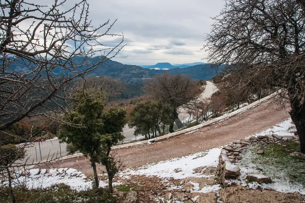 Paisagem de inverno nas montanhas perto de Vassa — Fotografia de Stock