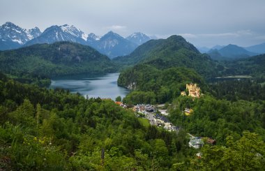 Almanya, Bavyera 'daki Hohenschwangau Kalesi