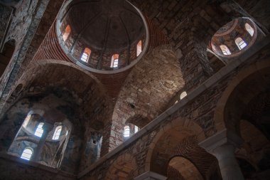 Mystras Bizans Kalesi şehrin kalıntıları