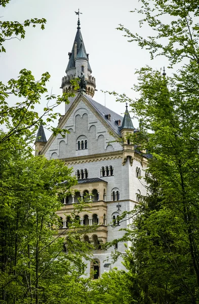 Hrad Neuschwanstein v Bavorsku — Stock fotografie