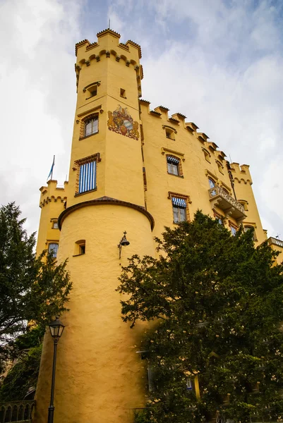 Castillo Hohenschwangau en Baviera, Alemania — Foto de Stock