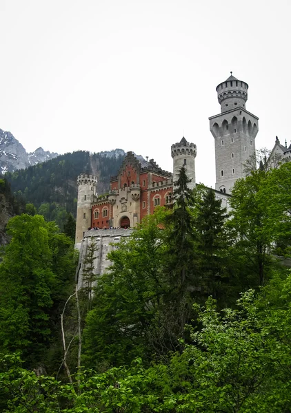巴伐利亚的Neuschwanstein城堡 — 图库照片