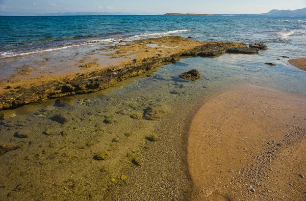 Plage près de la ville de Scala — Photo