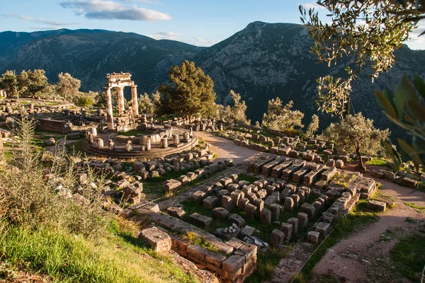 Ruinerna av antika grekiska tempel Apollo — Stockfoto