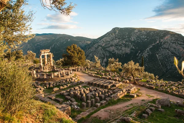 Ruinerna av antika grekiska tempel Apollo — Stockfoto