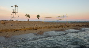 Voleybol Kulesi ve plaj net