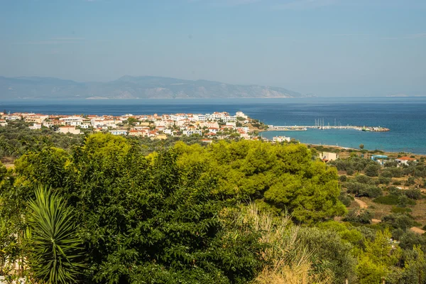 Cityscape op Agistry eiland, Griekenland — Stockfoto