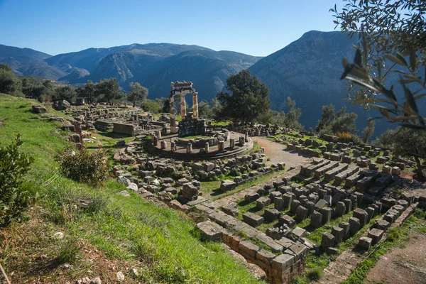 Ruinas del antiguo templo griego de Apolo — Foto de Stock
