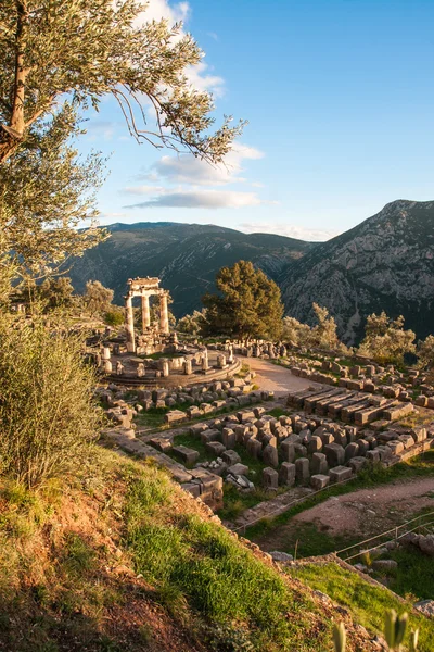 Ruínas do antigo templo grego de Apolo — Fotografia de Stock