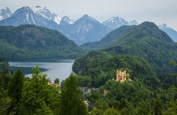 View of picturesque Castle Hohenschwangau in Bavaria Stock Picture